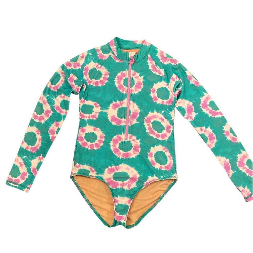 Kids Tie-Dye Long Sleeve Swimsuit